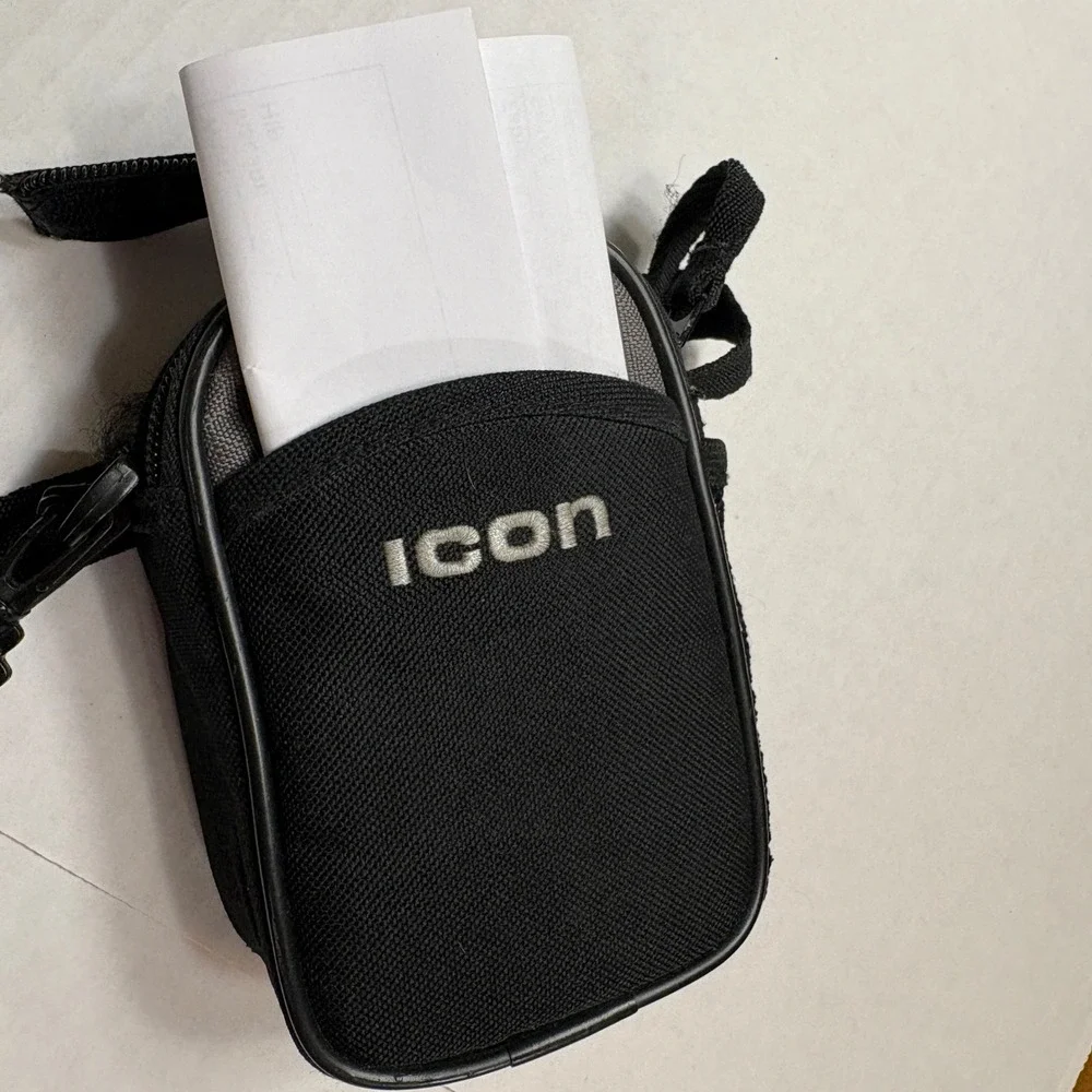 ICON RWC111-GRY Padded Camera Bag Pouch Case w/ Shoulder‎ Strap - EUC